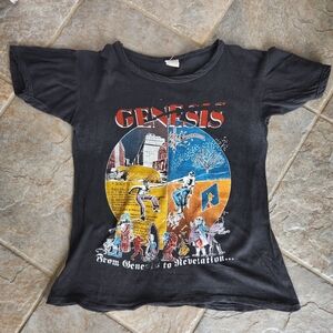 Genesis 1980 Tour Band Concert Tshirt From Gemesis yo Revelation